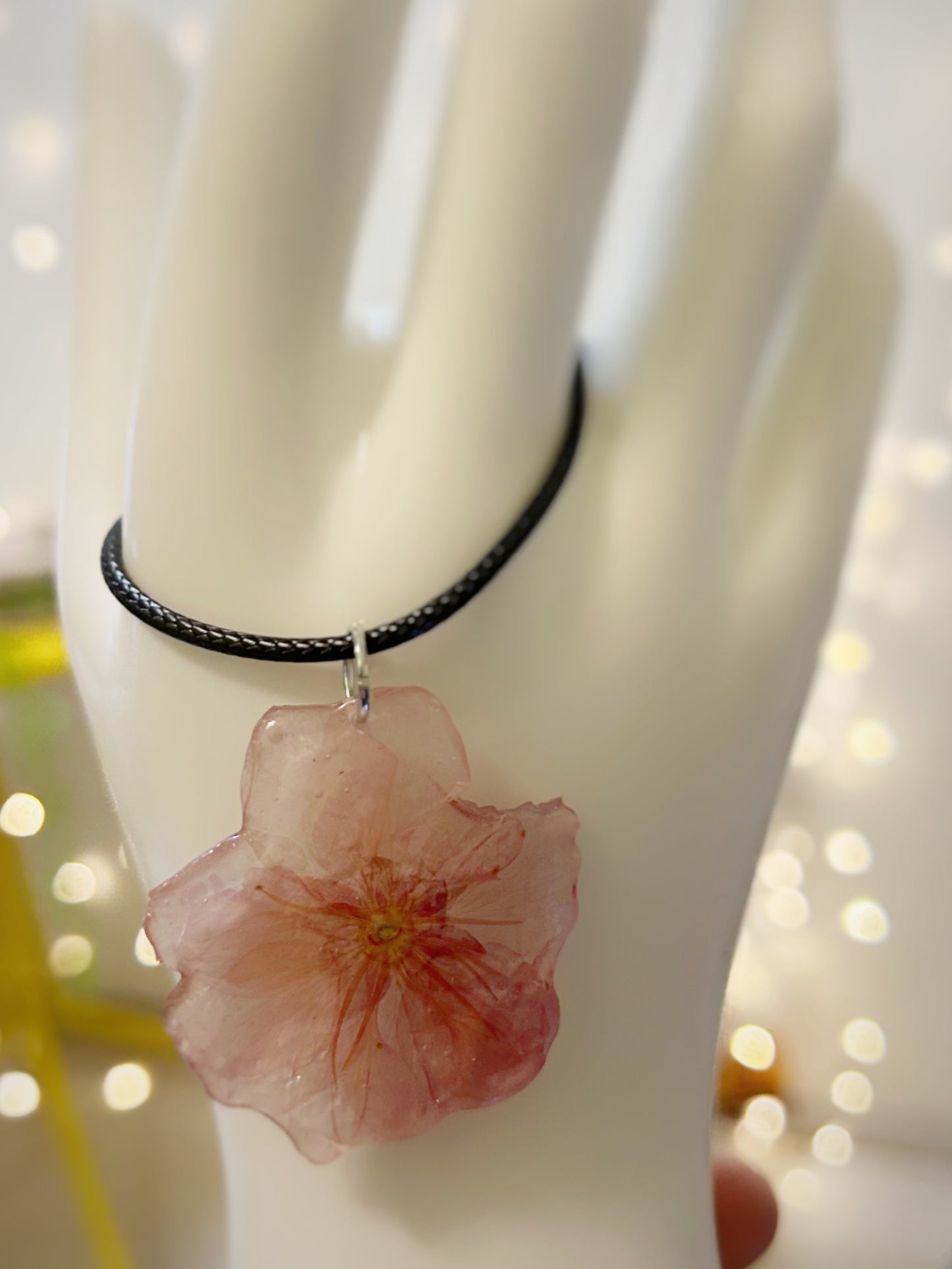 Sakura Resin Pendant