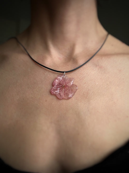 Sakura Resin Pendant
